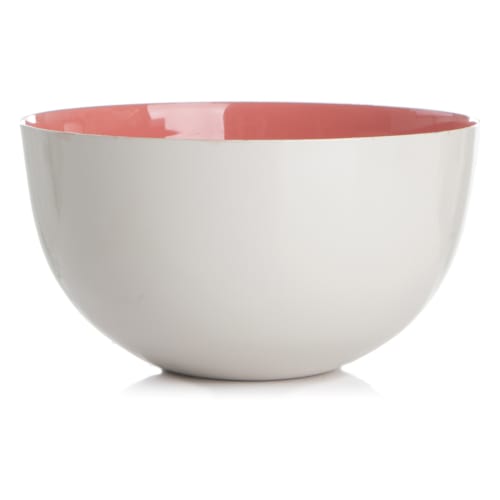 Skål beige/korall Ø:15,5 cm