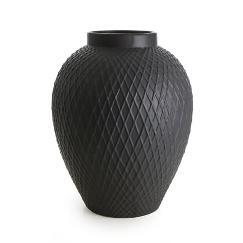 Krukke Fredrikke matt sort  H:48 B:38 D:38 Madame