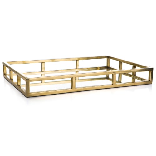 Lysfat m/speil gull L:53 B:34 cm