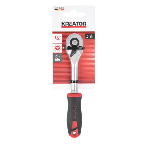 Skralle 1/4" - 72 tenner Ny