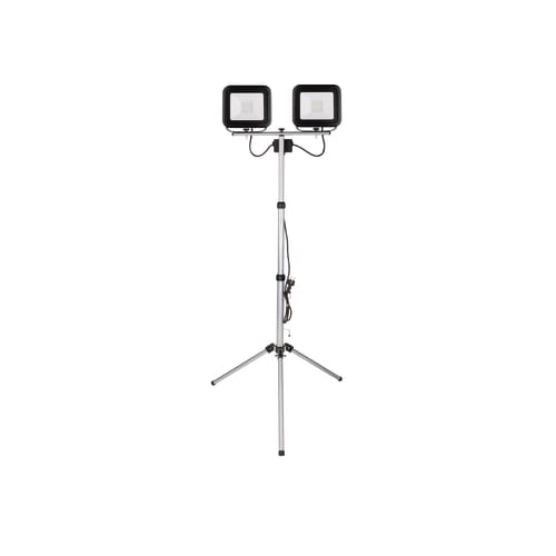 Arbeidslampe LED 2x50 w teleskop - 2x4000 lumen 25000 t