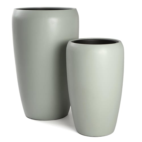 Pottesett à 2 Milano grey mist matt