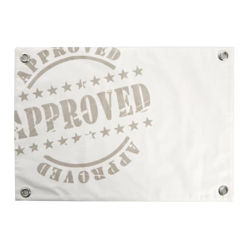 Spisebrikke Florida Approved hvit og beige 33x48 cm