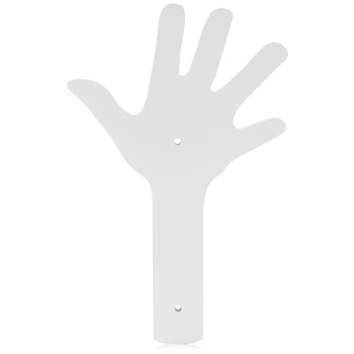 Knagg "hånd" hvit