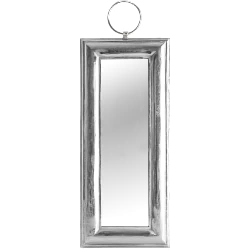 Speil sølv avlangt H:74 cm