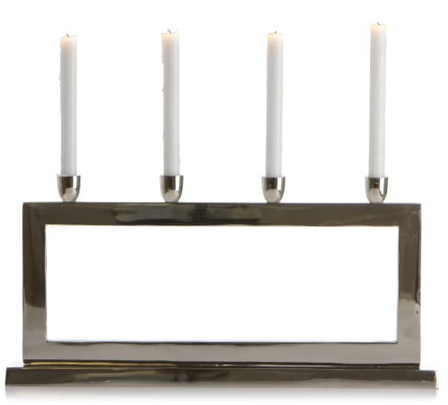 Madame Lysestake Sonja sølv  H:27 B:55 D:6