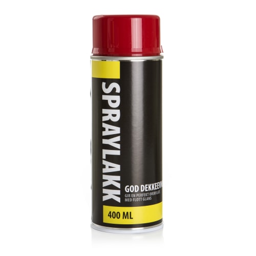 Spraymaling 400 ml rød