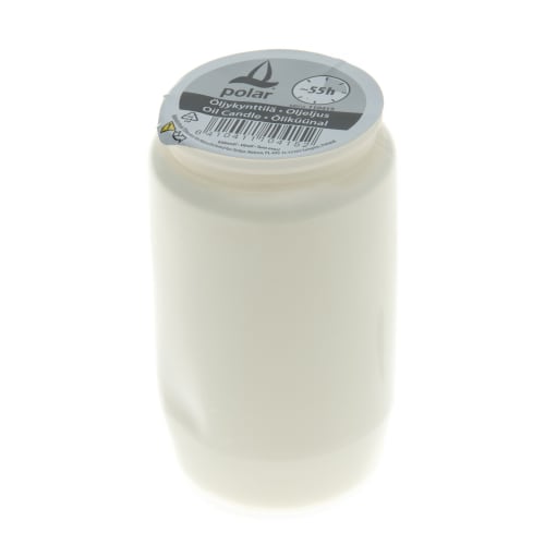 Oljelys 55 timer hvit 140-150gram