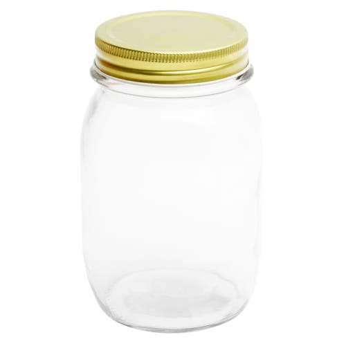 Glasskrukke med skrulokk 0,5L