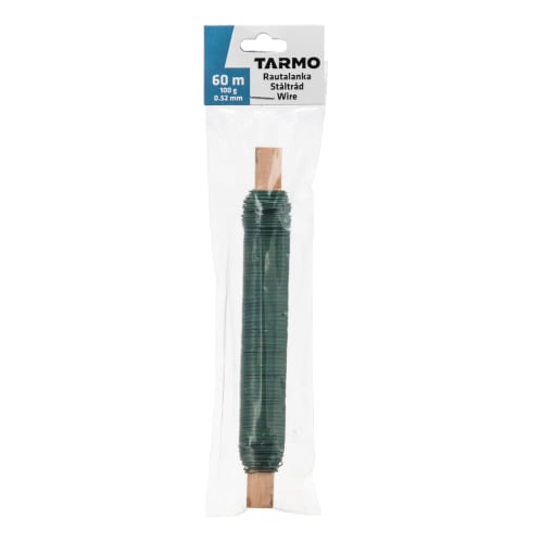 Wire 0,52mm grønn 60m
