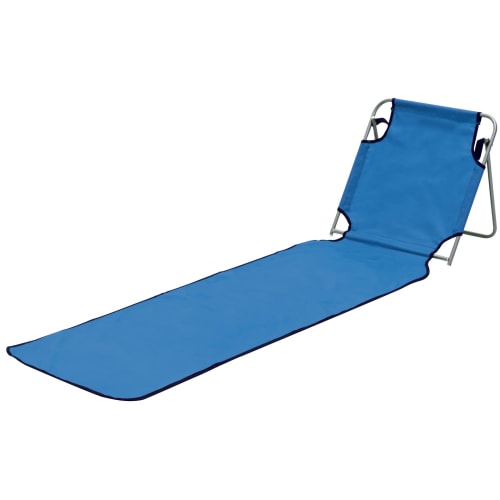 Strandmadrass med ryggstøtte