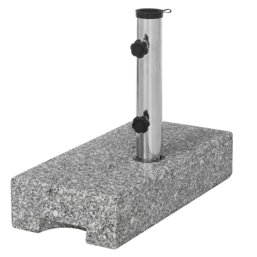 Parasollfot granitt grå 25kg