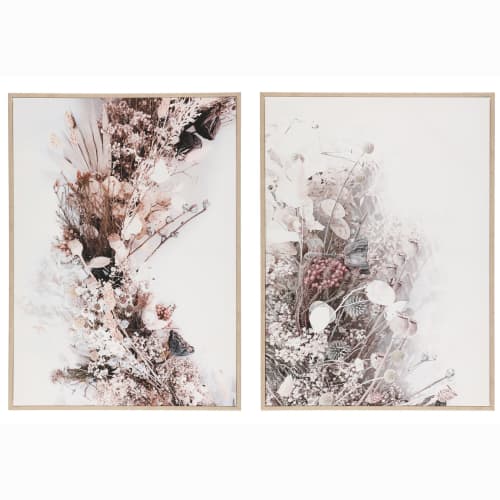 Bilde tørkede blomster assortert 50x70cm