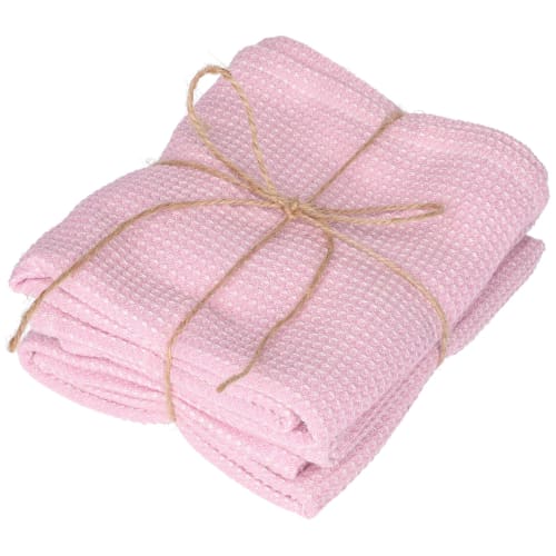Kjøkkenhåndkle 2-pk pink lavendel 50x70 FanniK