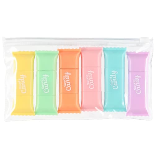 Markeringspenn Candy 6 stk