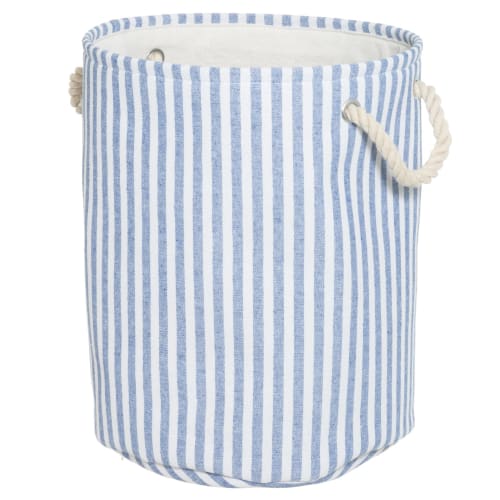 Oppbevaringskurv Seaside Blå Rund