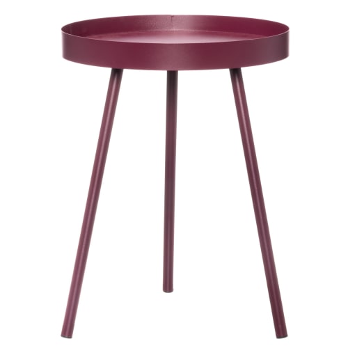 Sidebord Joy burgunderrød 30x40 cm