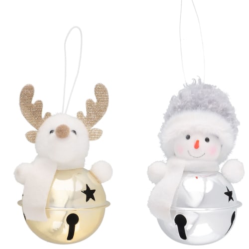 Dekorfigur juleklokker assortert