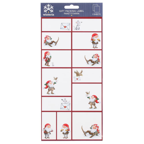 Merkelapp julemotiv 24stk