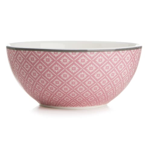 Skål Songvaar m/rosa rutemønster