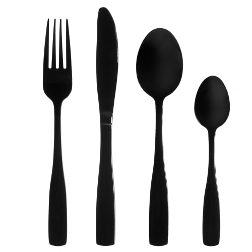Bestikk 16 deler sort