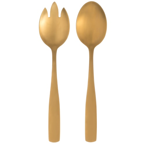 Salatbestikk 2 deler gull