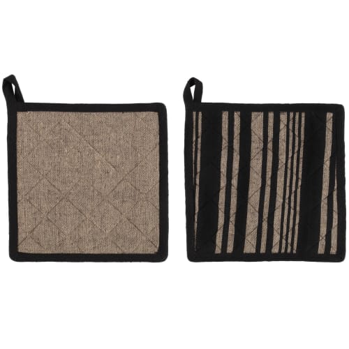 Gryteklut 2stk brun sort Maku