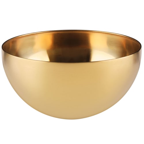 Bolle i rustfritt stål gull 24 cm