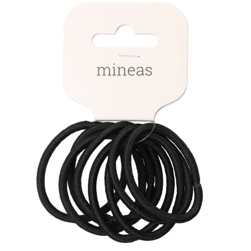 Hårstrikk 8 stk Sort