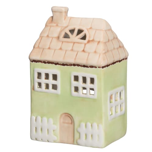 Dekorhus Hanko grønn 18 cm