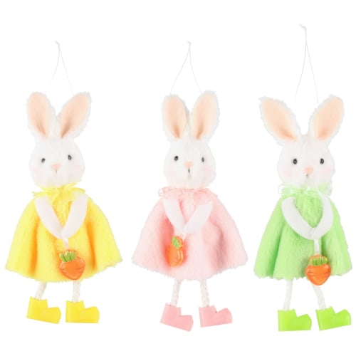 Dekorfigur Kanin 17,5 cm Assortert