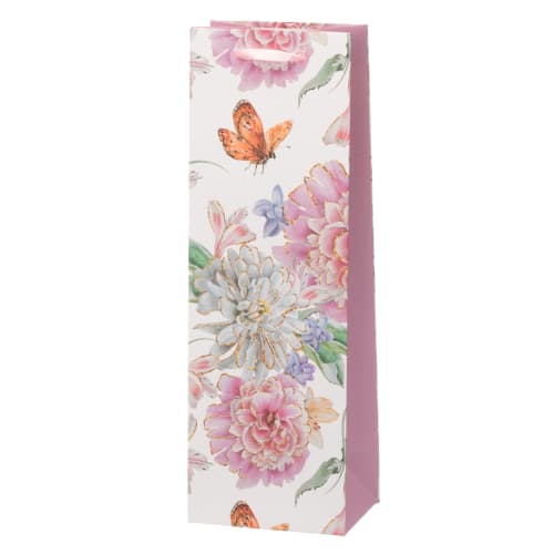 Gavepose for flaske blomster 12x36x9 cm