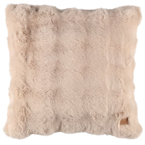 Pute Aava Fuskepels sand 50x50 cm