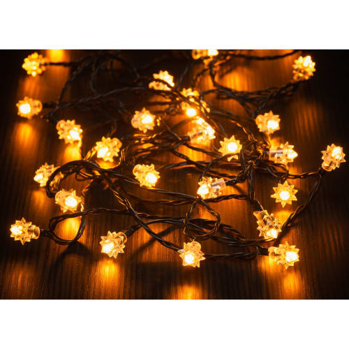 Lyslenke Retro 120 LED-lys rav