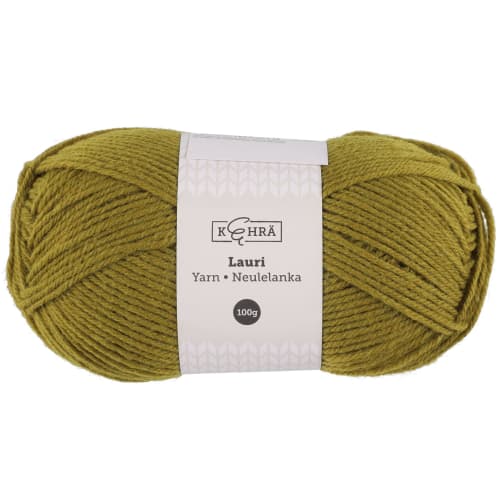 Ullgarn Lauri grønn 100 g