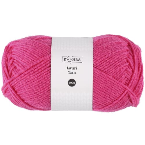Ullgarn Lauri rosa 100 g