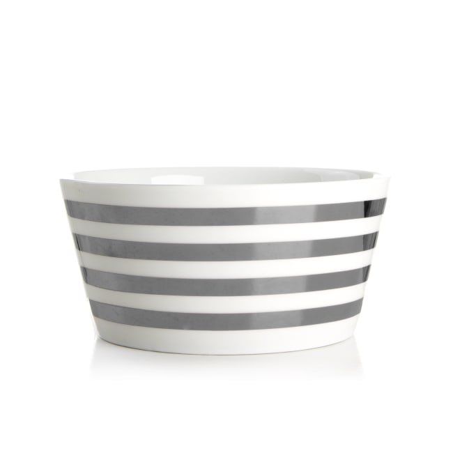 Skål Enjoy m/sølvstriper