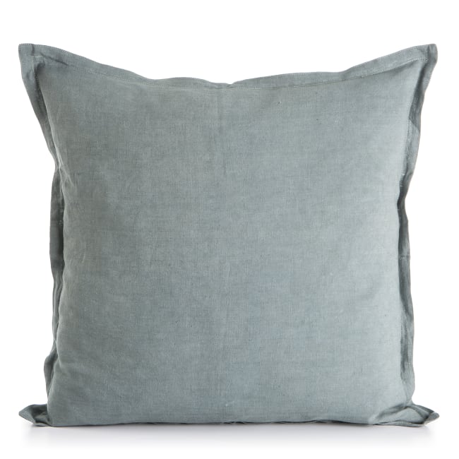 Putetrekk Linea 100% lin petrol 50x50 cm