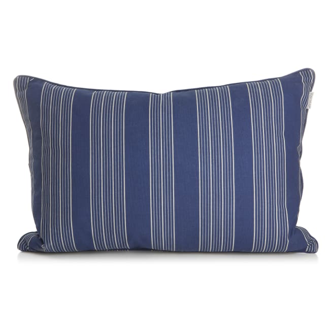 Pute blå m/beige striper 40x60 Songvaar
