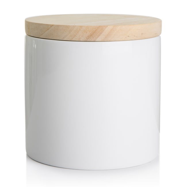Krukke m/trelokk Ø:9,5 H:9,5 cm