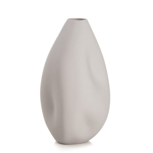 Vase retro grå H:13,5 cm