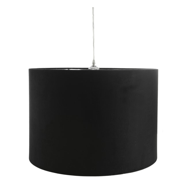 Lampe stor sort Ø:50 H:35 cm