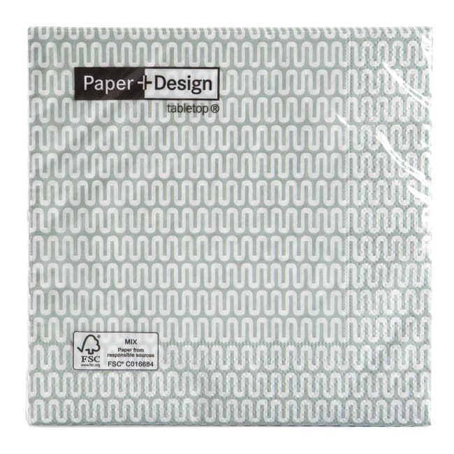 Serviett "Loop pattern" 20 pk 33x33 cm