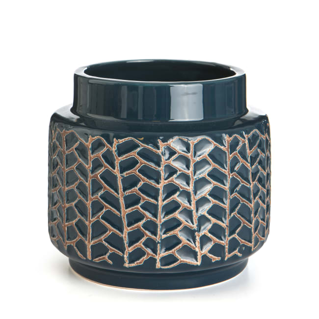 Potte Strå blå 10 cm