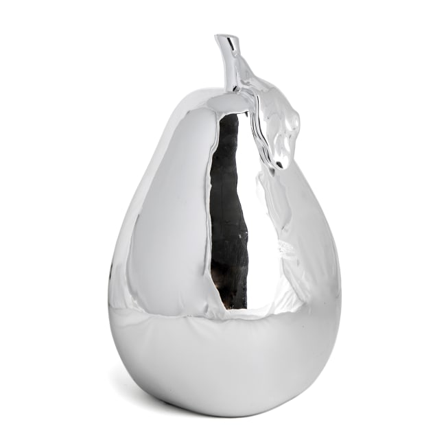 Dekorpære porselen sølv H:19 cm