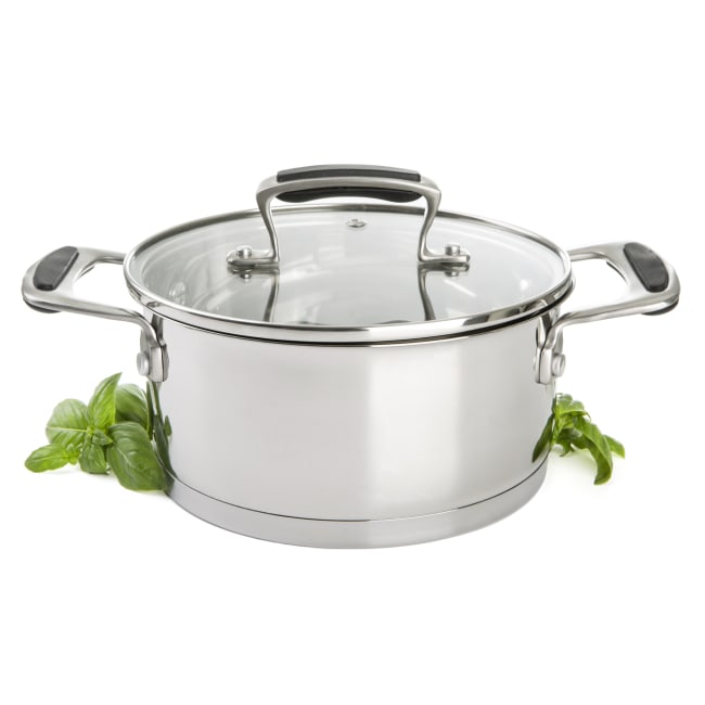 Kjele Talent 2,0 l 18 cm stål m/glasslokk