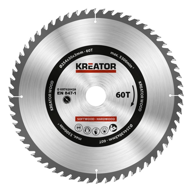 Sagblad tre 254MM60T