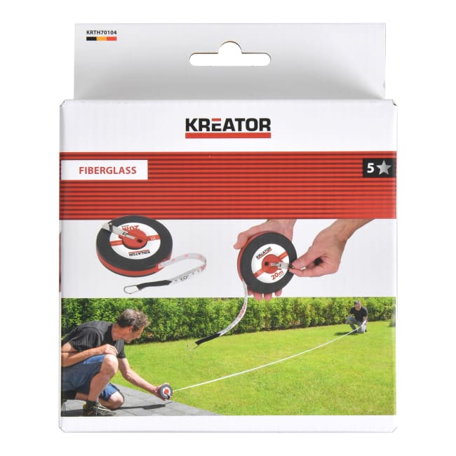 Målebånd 20 m nylon Ny