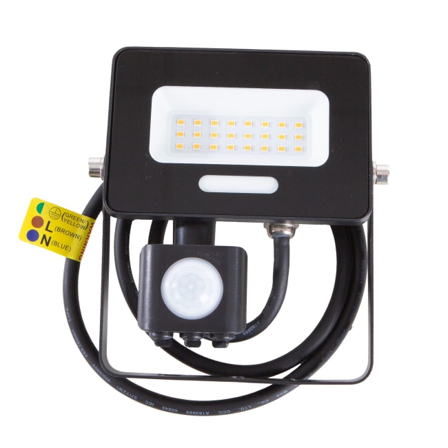 Arbeidslampe m/sensor LED 20w 2000Lumen