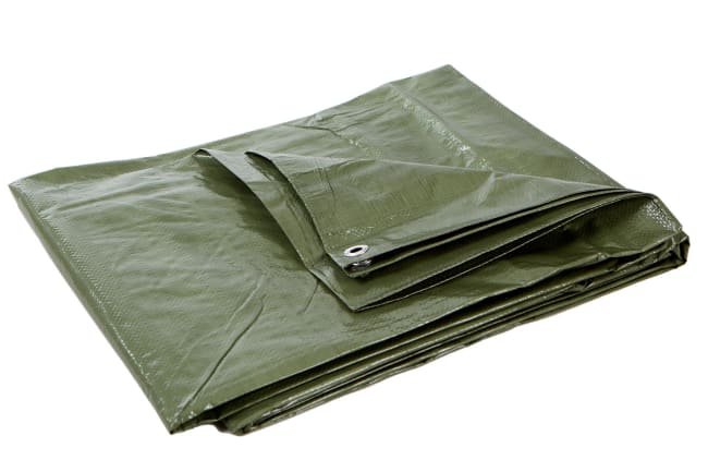 Presenning 3 x 4 m 120 gr grønn